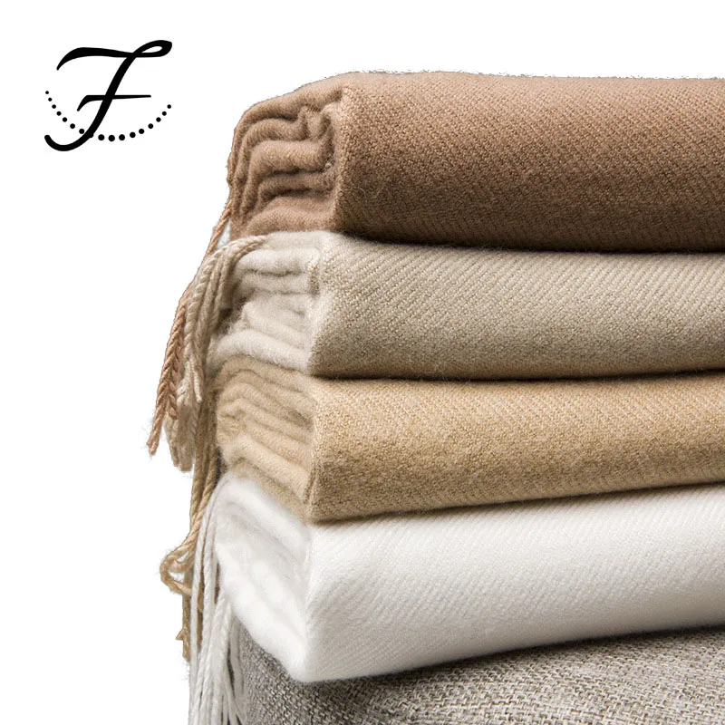 FIONA, большой мягкий кашемировый шарф из пашмины