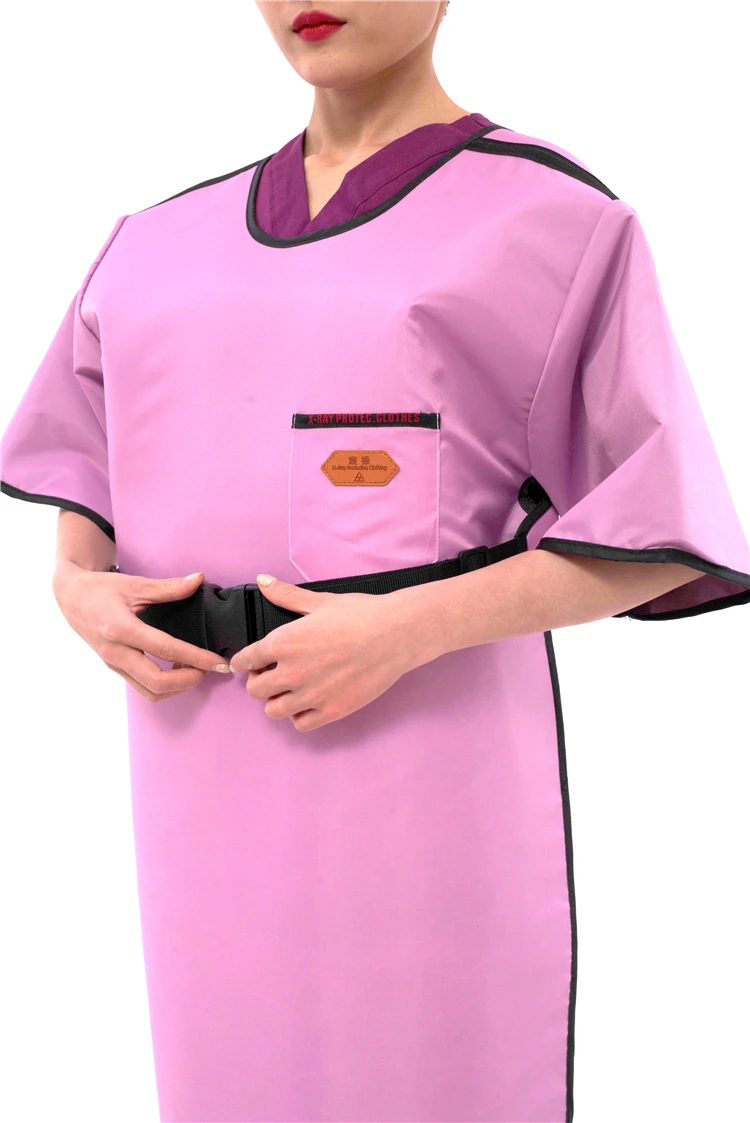 
First Class Grade Stable Anti-radiation Protection Reverse Wear Half Sleeve Single Side 0.5mmpb Lead Clothes 