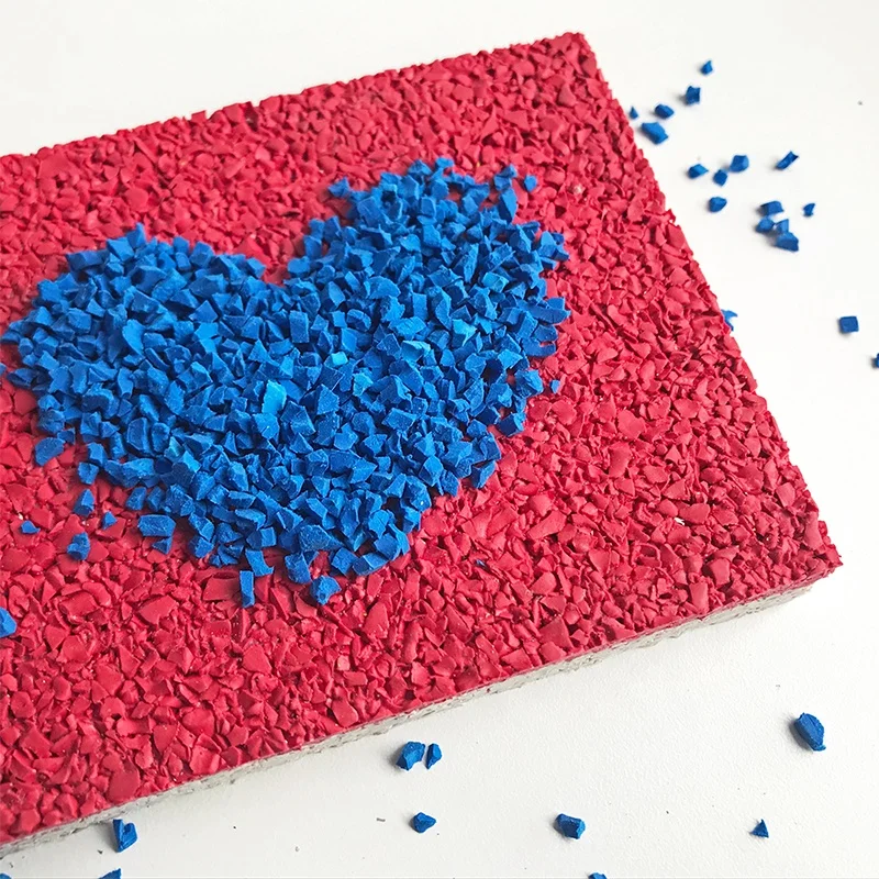 Factory high elasticity EPDM rubber granule for playground Anti-slipping Safety epdm granules for running track