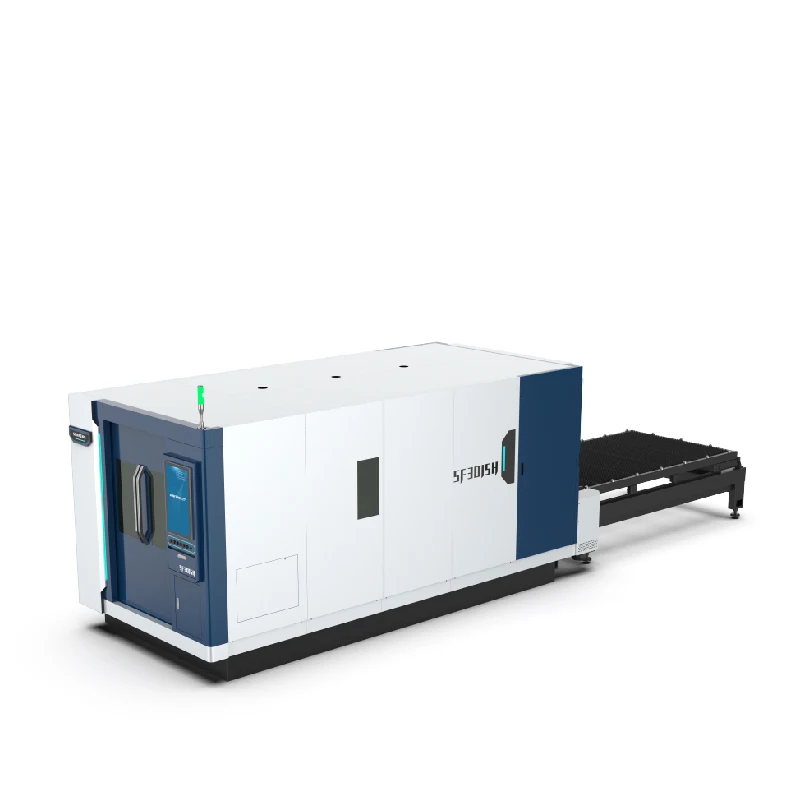 SENFENG full cover 8kw 10kw 12kw 20kw 30kw fiber laser metal cutting machine for steel metal