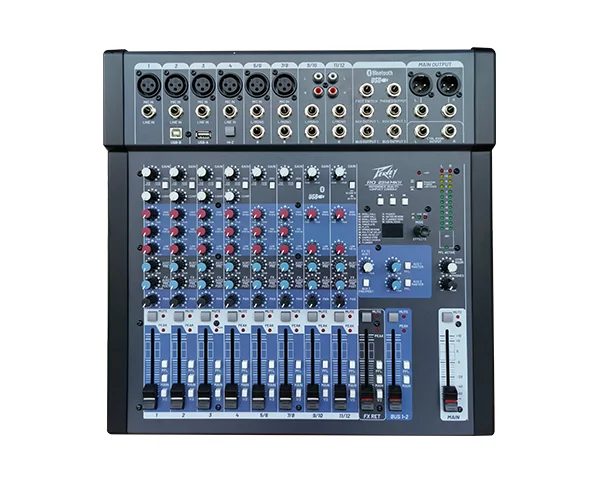 Peavey  professional mixer console 12 channels audio mixer