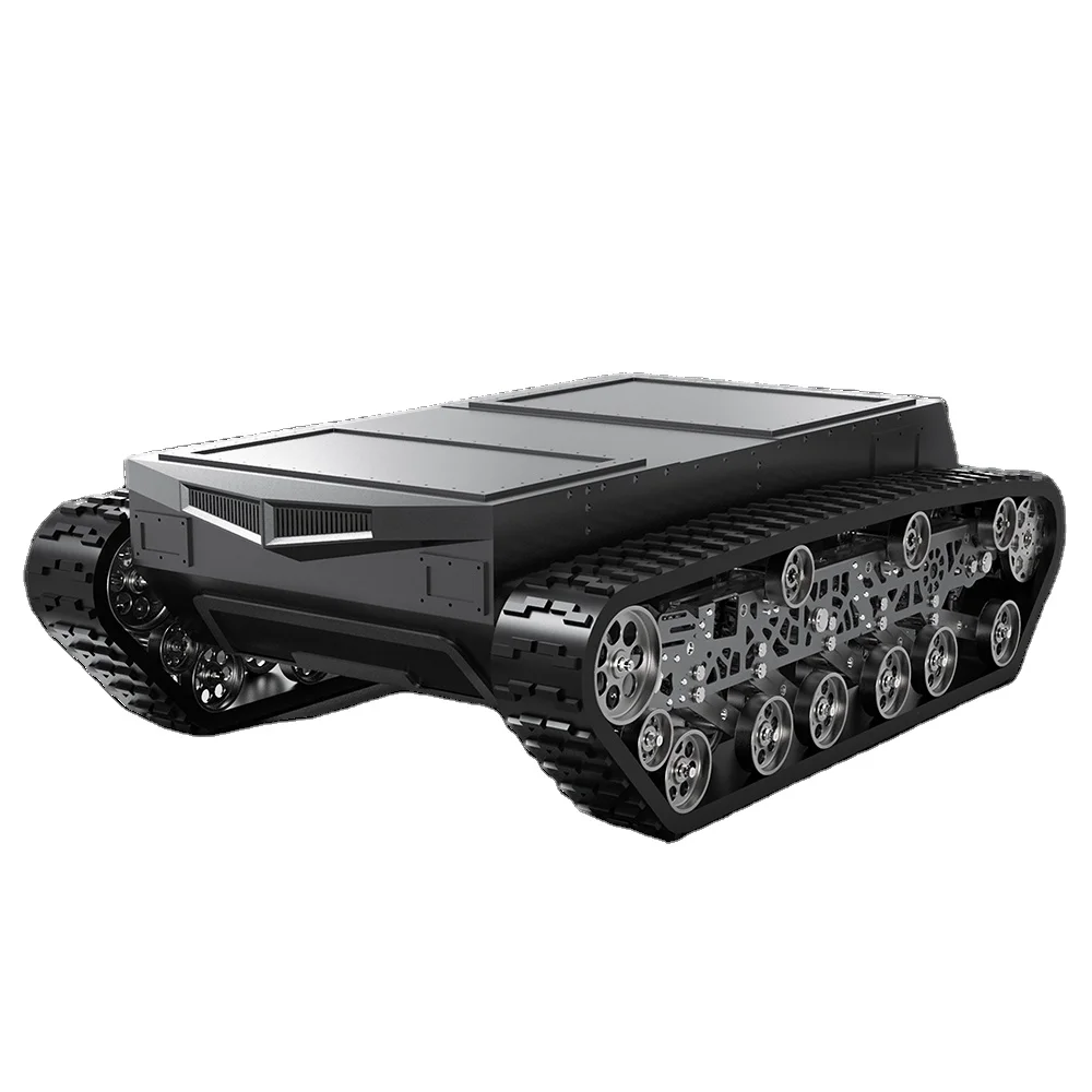 Hot-selling electric all-terrain rubber tracked vehicle for military agricultural tank robot chassis