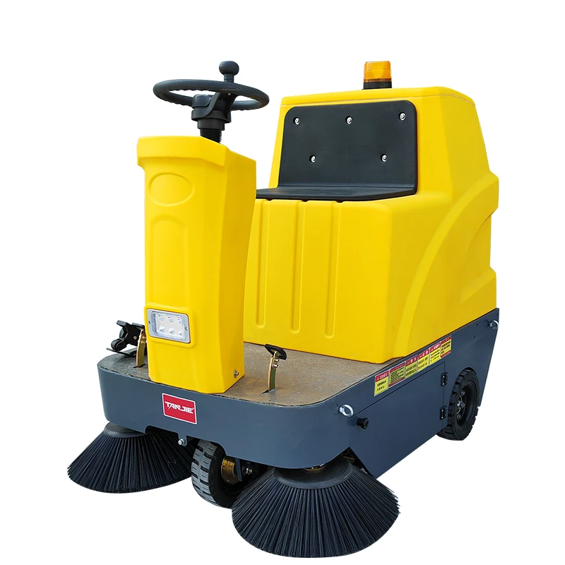 Small Street Sweeper Industrial Sidewalk Sweeper Automatic Ride On Road Sweeper Floor Cleaning Machine snow removal machine