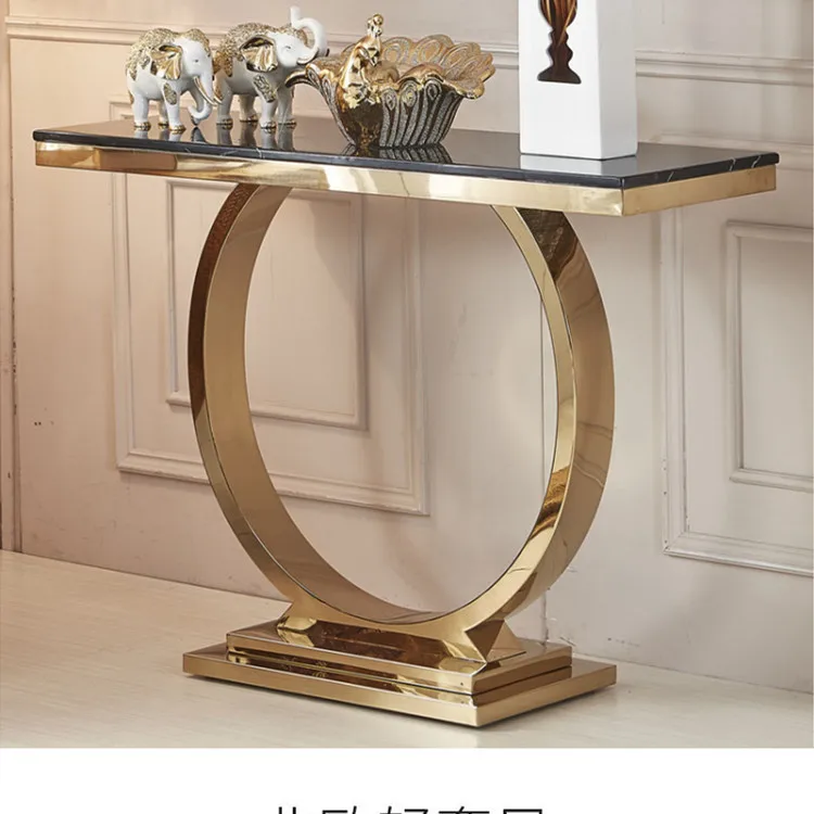 HQSLP console table luxury table console modern console table and mirror