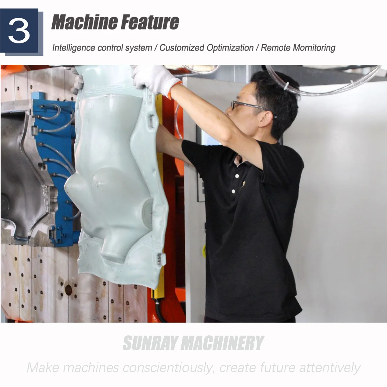 Male Female Plastic Mannequin Making Machine Mannequin Head with Shoulders Extrusion Blow Moulding Machine