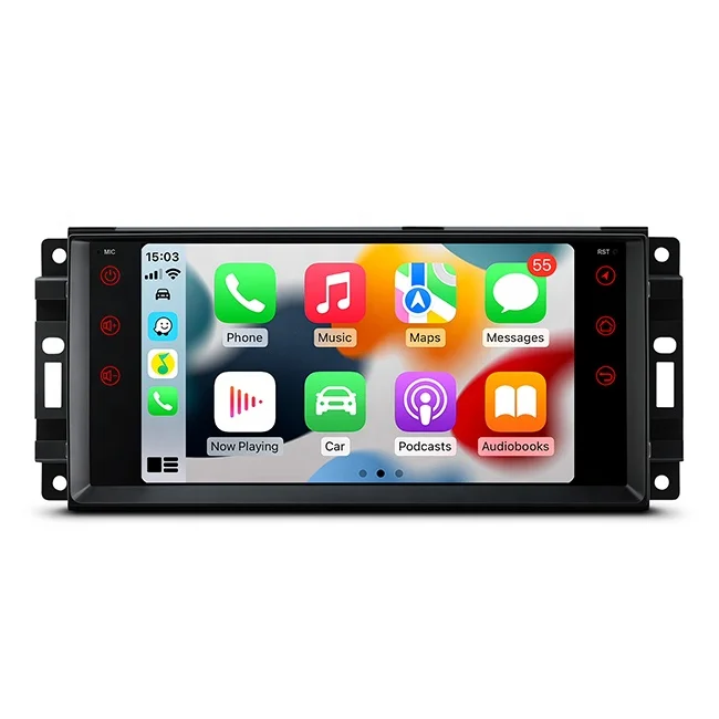 7 inch Octa Core Car Dash Board Navigation Player with Coaxial Audio Output Dual UI Switchable Split Screen for Jeep Patriot