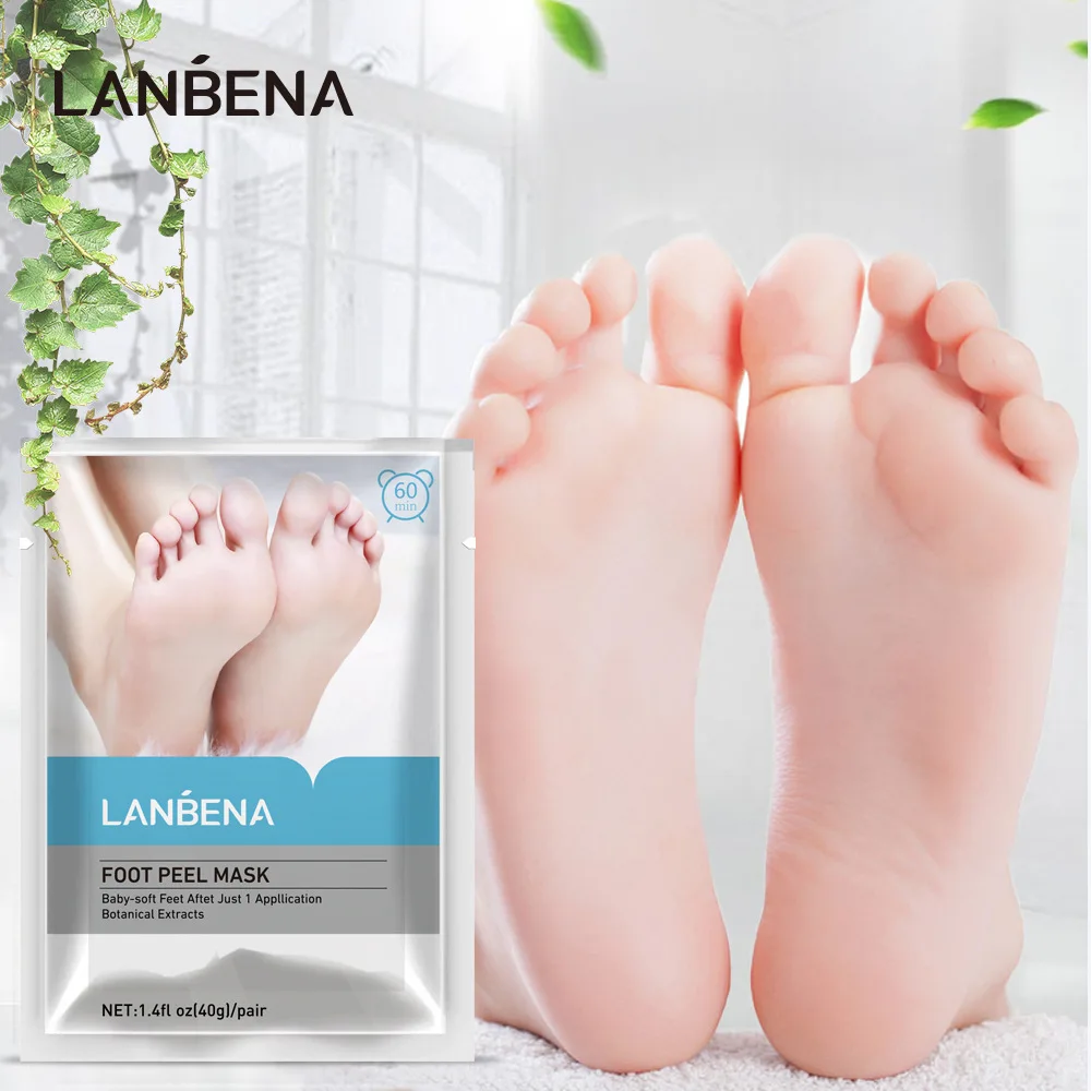 Частная марка LANBENA отшелушивающее средство для ухода за кожей ног тщательное удаление мозолей 2-7 дней маска