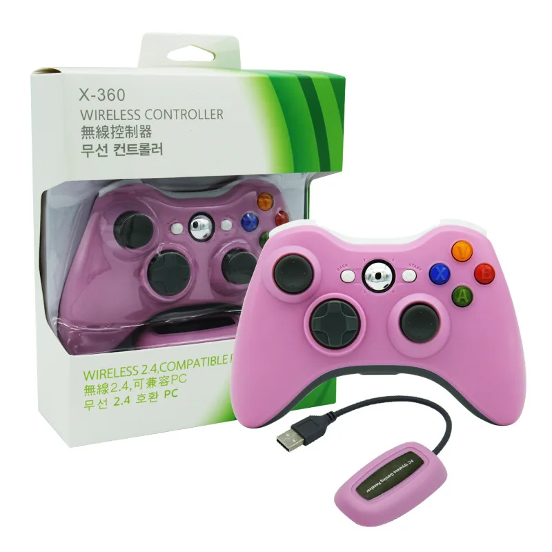 Wireless Game Controller 2.4G Game Pad Joystick With PC Receiver Adapter PC Joy pad Game Controller For Xbox360 PC