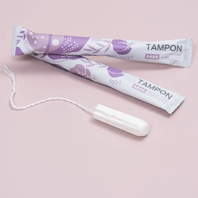 Private Label Manufacturer Customized Brand Sanitary Tampons Soft Cotton Applicator Tampon