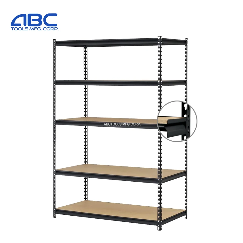 OEM Factory perforated metal shelving shelf heavy duty rack for garage