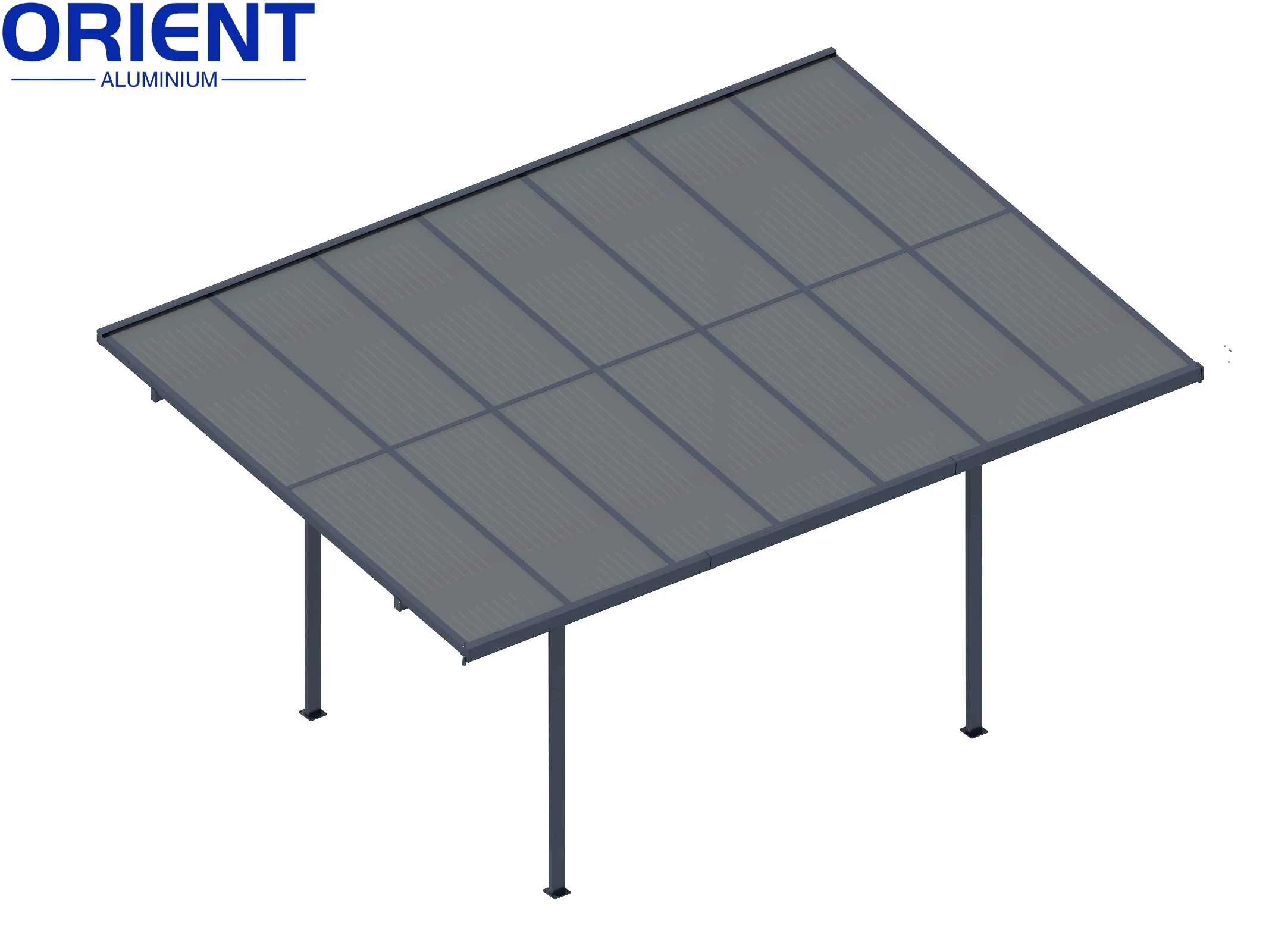 Hot Sale Balcony Aluminum Waterproof Outdoor Patio Cover Polycarbonate Roof Rain Awning Canopy