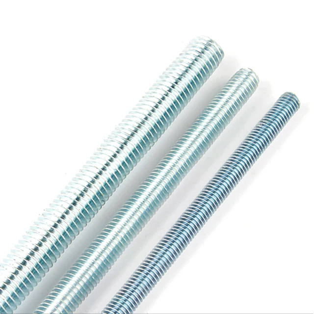 Threaded rod ASTM A193 stud Zinc Plated B7 Stud Bolt with ASTM A194 2H heavy nut