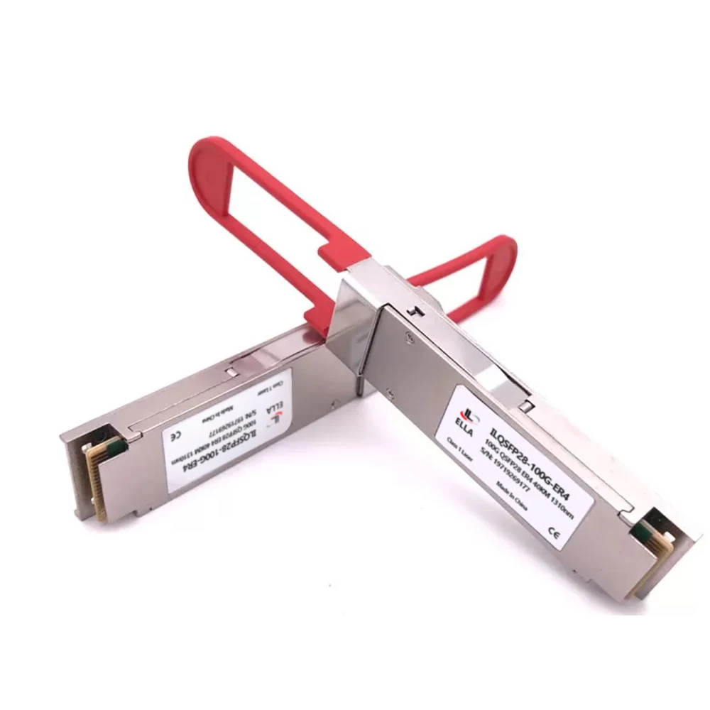 QSFP28-100G-40-1310-ER4 Compatible QSFP28 1310nm 40km LC DDM 100GBASE Optical Transceiver Module