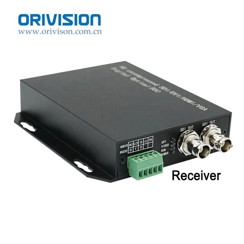 RS232 EDID Uncompressed SDI Fiber Extender To Fiber Converter