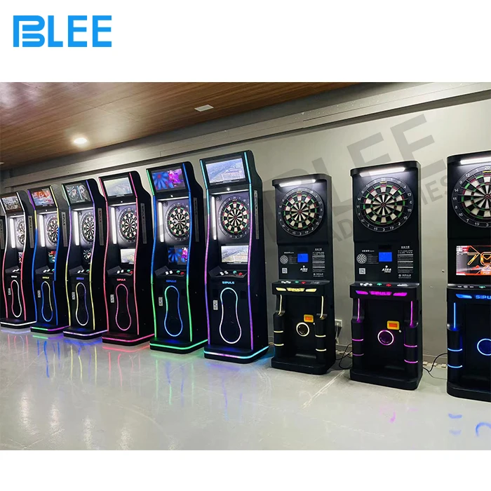 Indoor Dart Machine Coin Operated Arcade Game Bar Sports Video Online Smart Score Calculating System Darts Board Machine