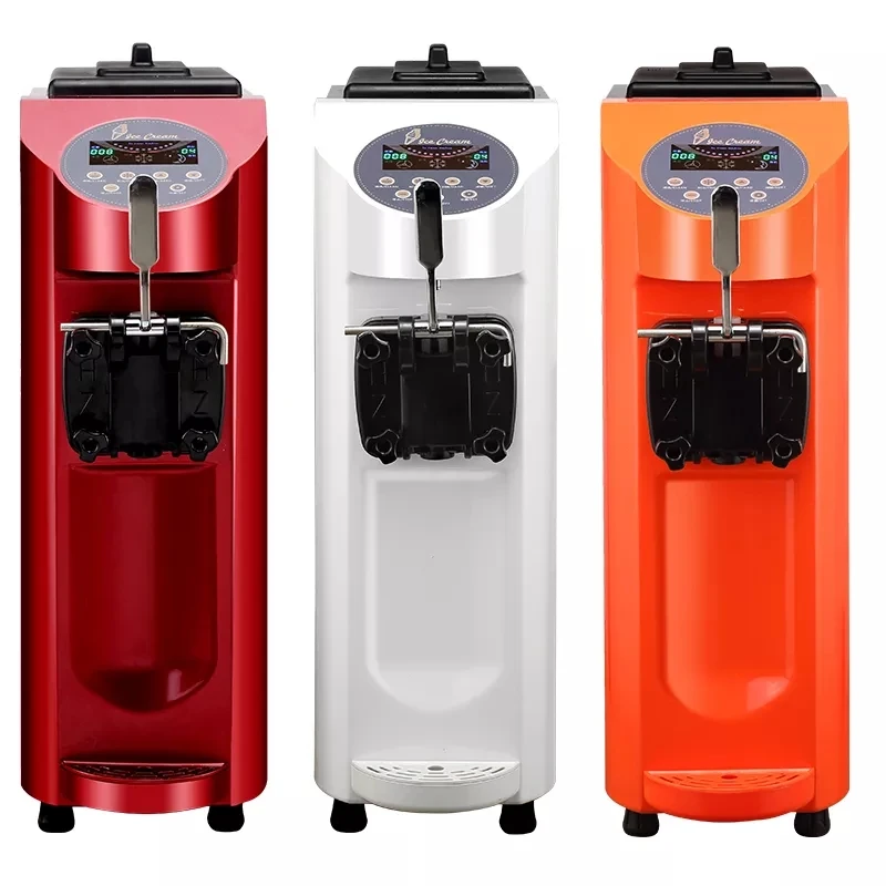 Commercial Ice Cream Sorbet Making Batch Freezer Gelato Machine Hard Italy New Product Desktop Milkshake Machine Gear