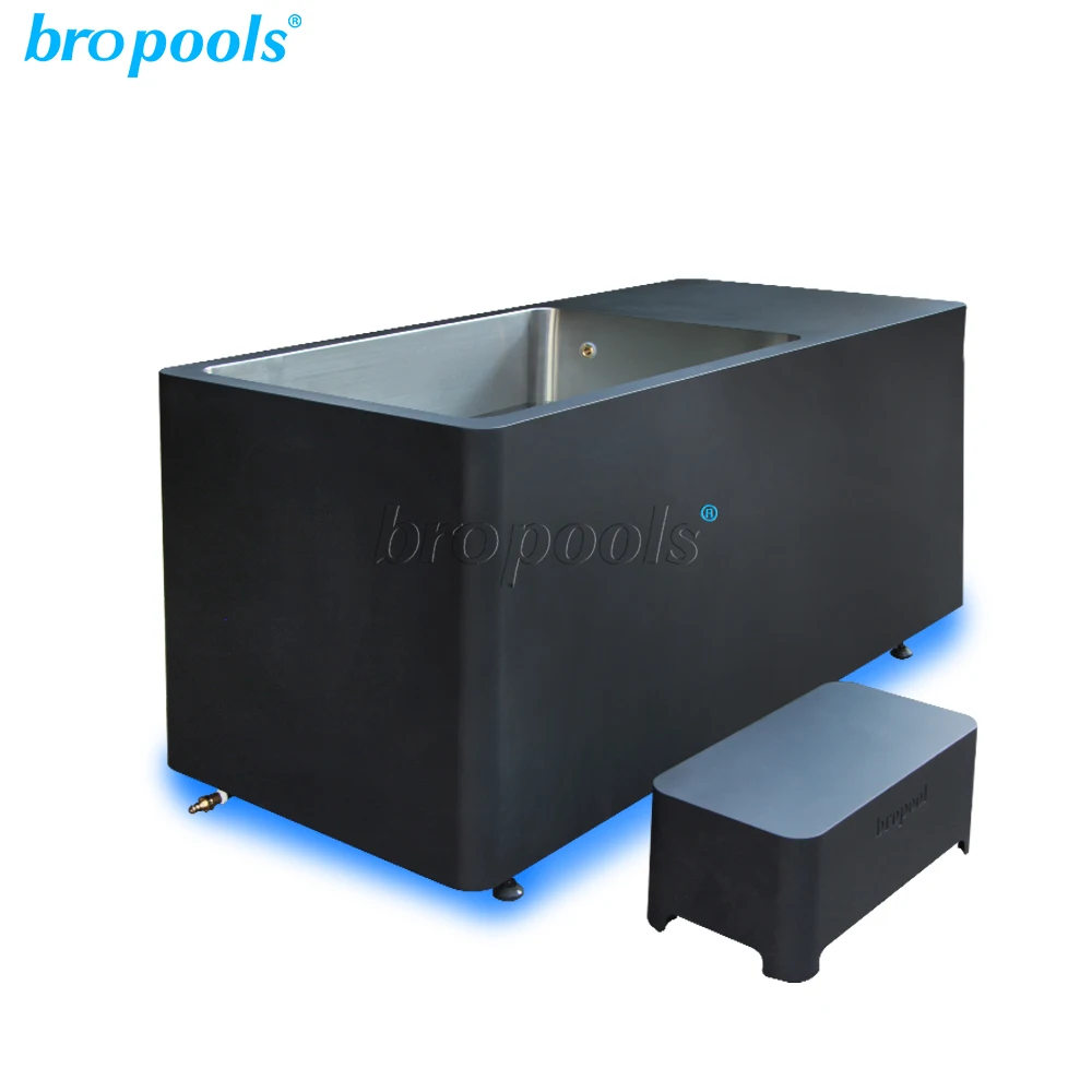 Best Selling Smart Digital Control Stainless Steel Ice Bath Tub Modern Design Cold Plunge Pool for Indoor Outdoor Body Recovery