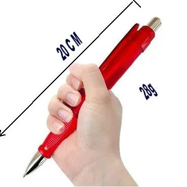 Big Large Pen Strong Size Stationery Giant Super Pen Monochrome Large Capacity Ballpoint Pen Fat Body Promotional Custom Logo