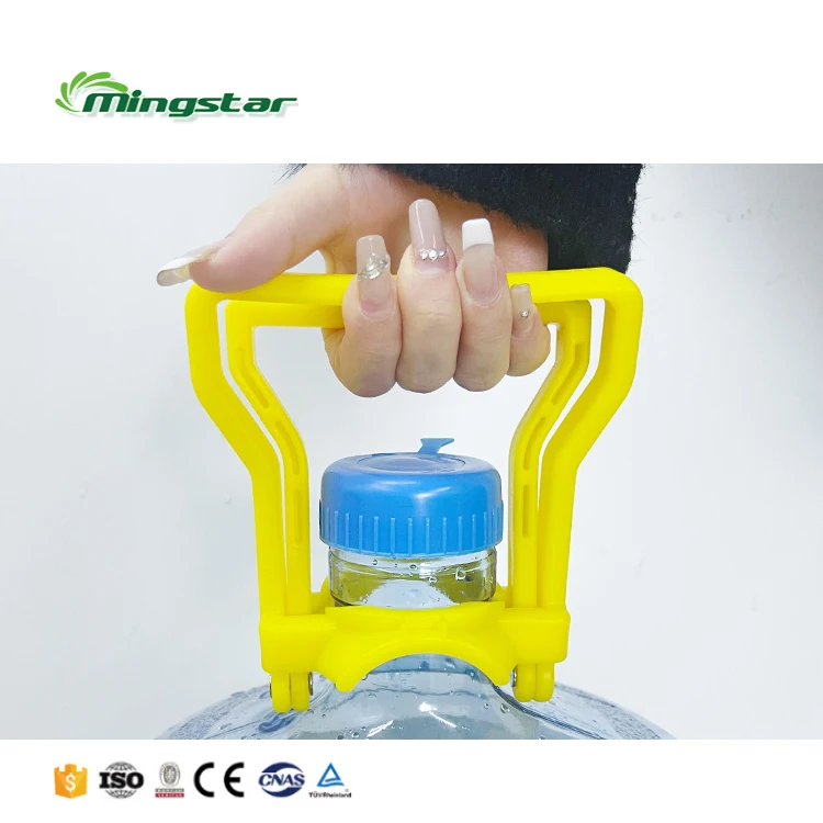 Mingstar good quality 18.9 Litres 19 L 20 Liter 3 5 Gallon Water Bottle Lifting Handle  Plastic Handle