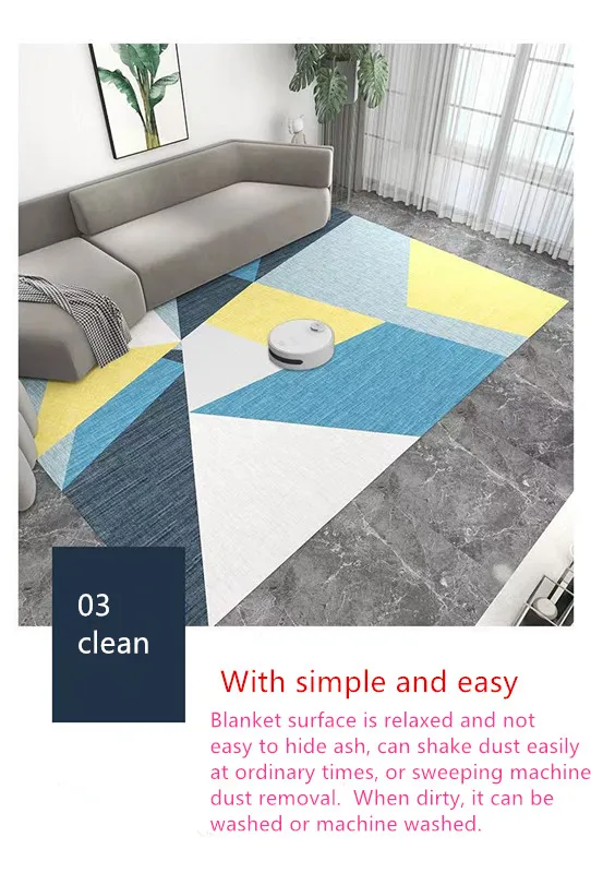 Custom Nordic 3d  luxury carpet living room carpets and rugs  area rug bedroom