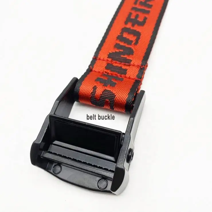 YWHCHI Fashion Industrial Canvas Fabric Belt Custom Jacquard Woven Nylon Web Waist Belts For Women or Men