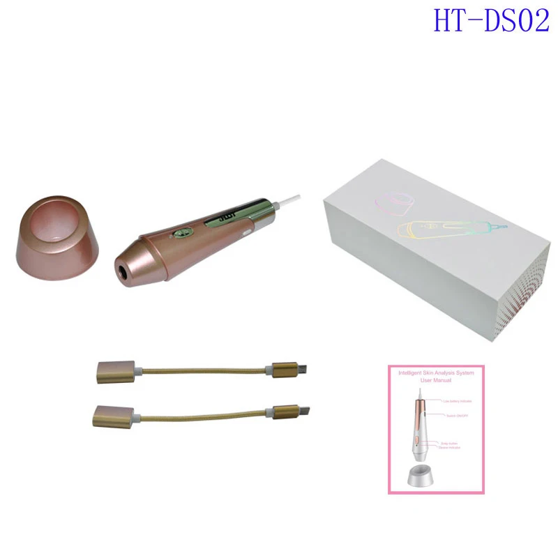 High Quality Facial Analyzer Beauty Salons Portable Ai Facial Moisture Oil Handheld Skin Analyzer Test Scanner