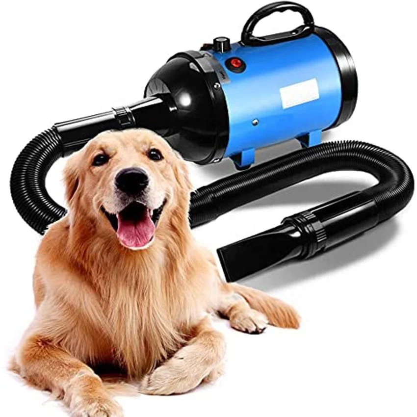 Custom High Quality Dog Dryer 2800w Motor Stepless Adjustable Speed Dog Hair Dryer Pet Grooming Dryer Blower