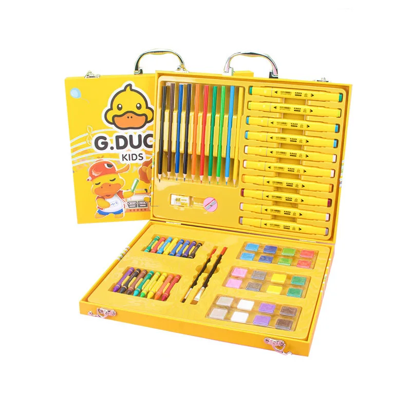 67-150 Pcs Kids Art Set Painting Set Children Drawing Set Water Color Pen Crayon Oil Pastel Drawing Tool Art Supplies Stationery