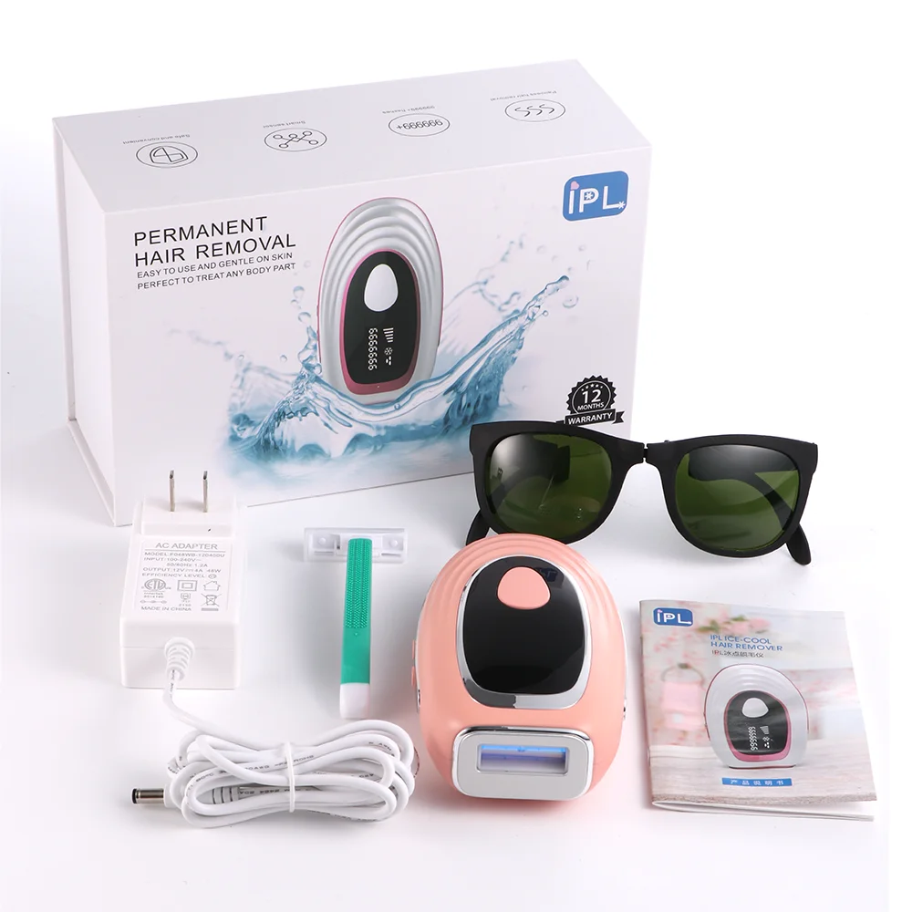 New Arrival Portable Home Beauty Product Hair Removal Skin Tightening White Home Use Beauty Device