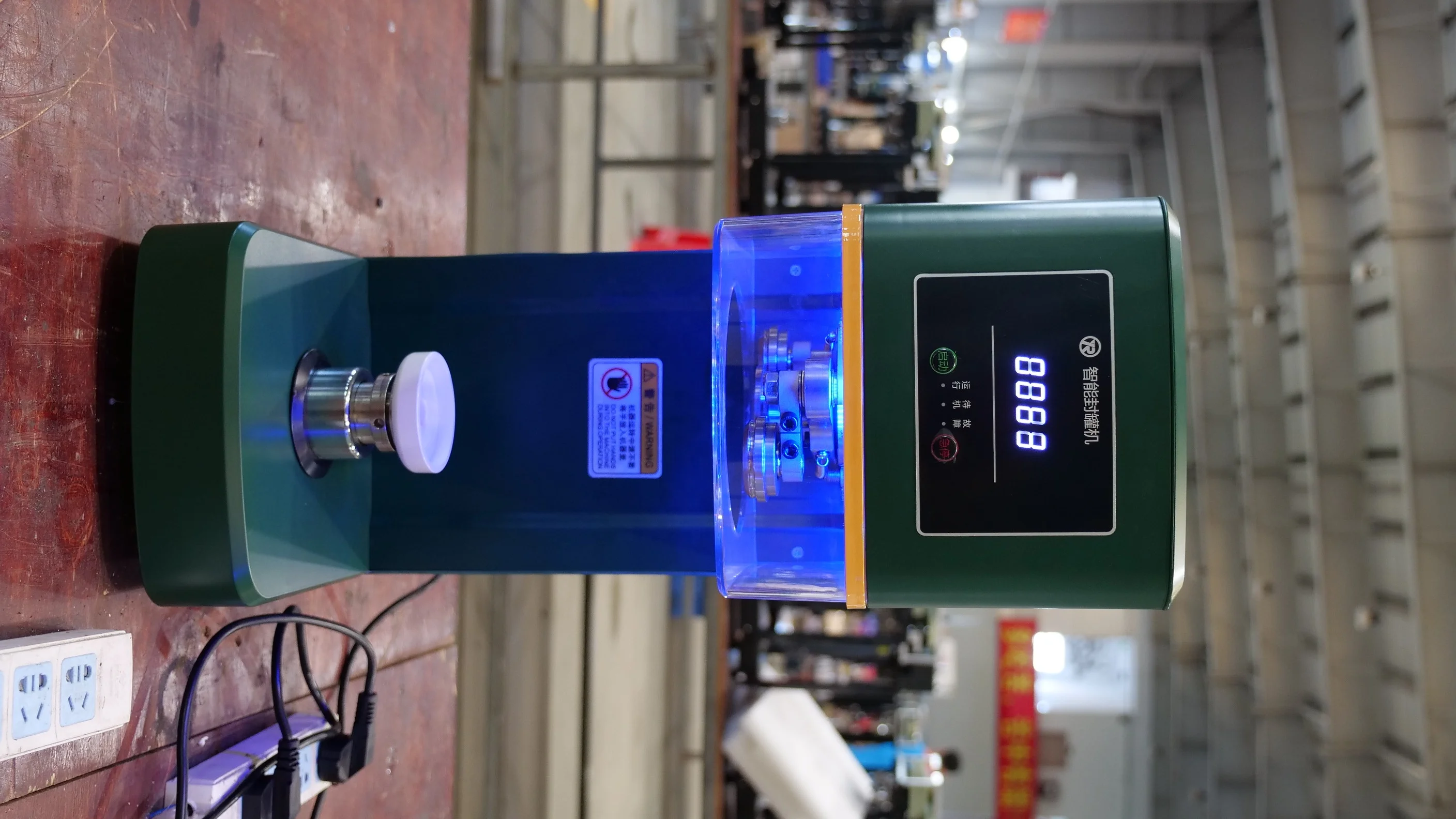 Newest Soda Can Sealing Machine Automatic Tin Can Jar sealing machine can Sealer with cup holder For Bubble Tea Saop Business