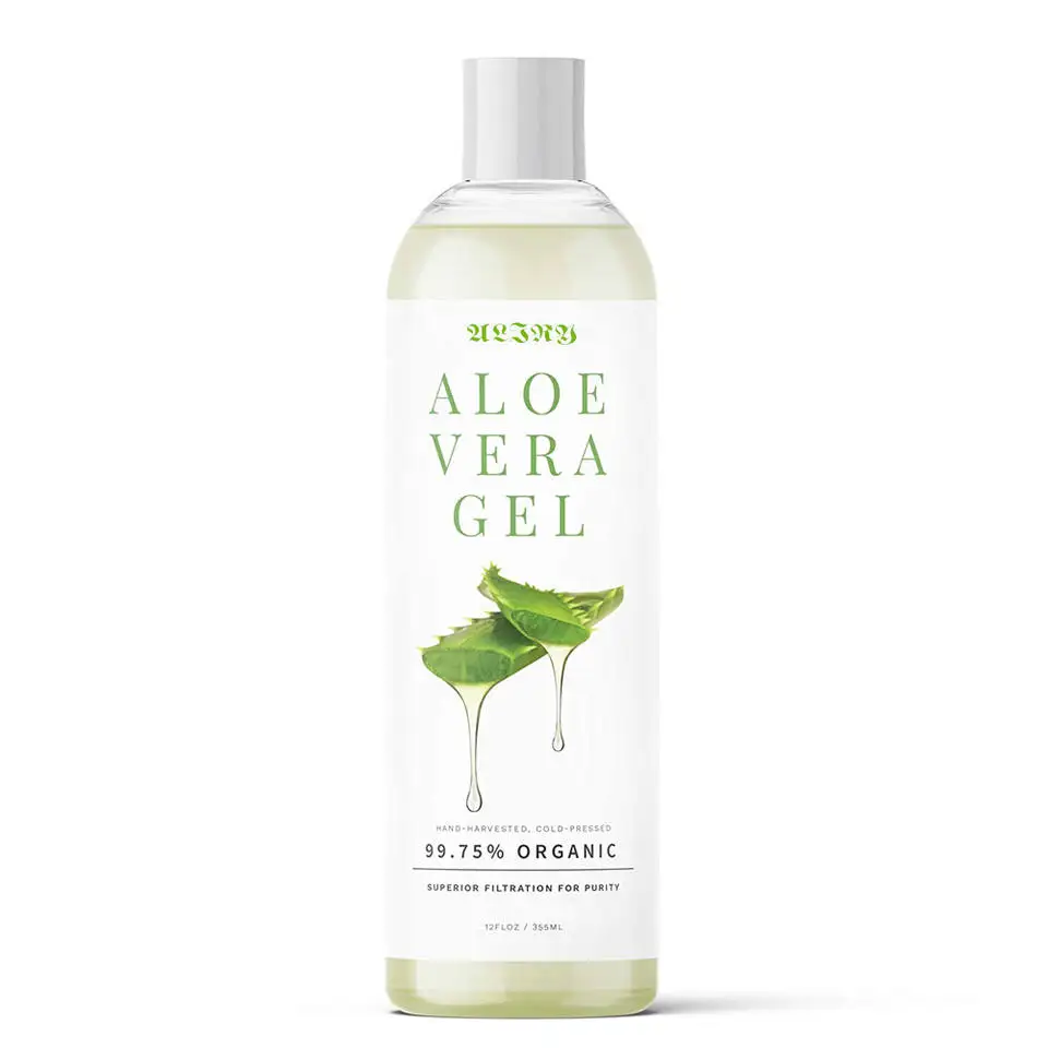 Private label pure organic superior filtration for purity aloe vera soothing gel for face