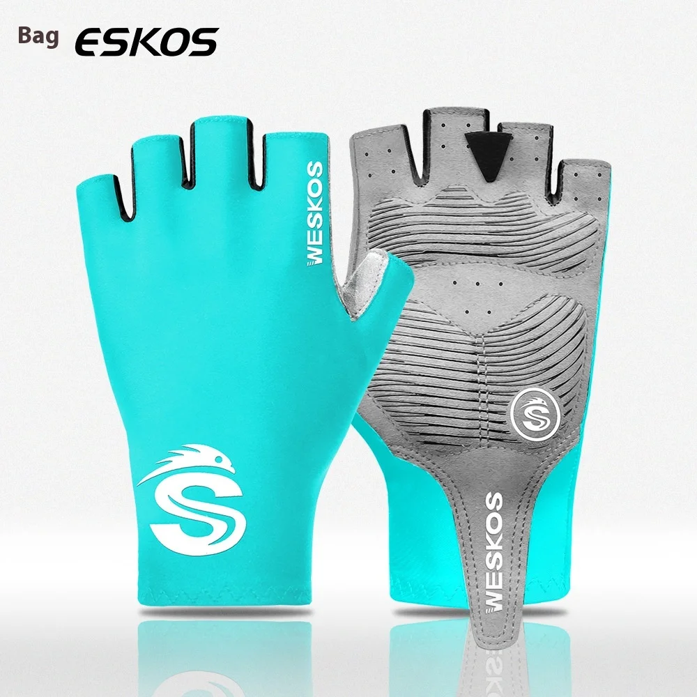 Summer Sunscreen Breathable Sports Motorcycle Half Finger Cycling Gloves Outdoor Climbing Non-Slip Gloves