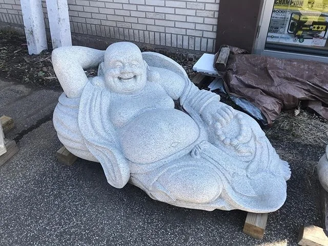  Большие Гранитные сидя укладки статуя Будды