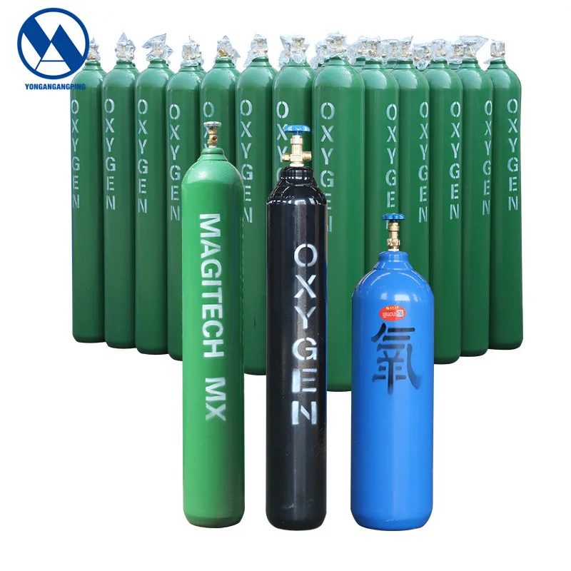 Best Selling Oxygen Cylinders Filling O2 Tank Manufacturer Oxygen Steel Gas Cylinder For Medical