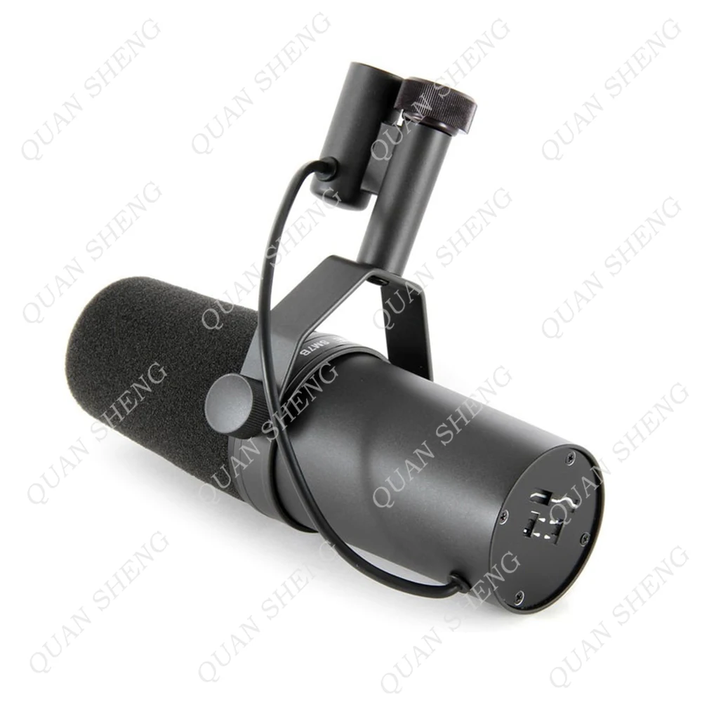 SM7B Cardioid Studio Microphone Adjustable Frequency Response Recording Podcasting Vocal Dynamic Microphone SM7B