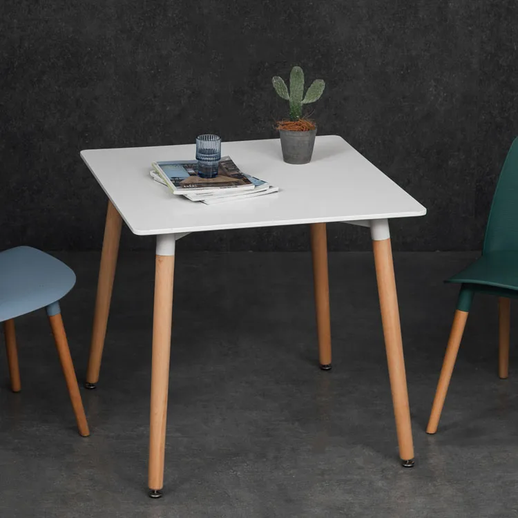 Роскошный современный квадратный обеденный стол МДФ