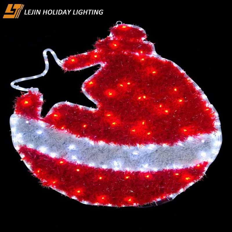 Christmas decoration outdoor street pole light LED 2D motif light