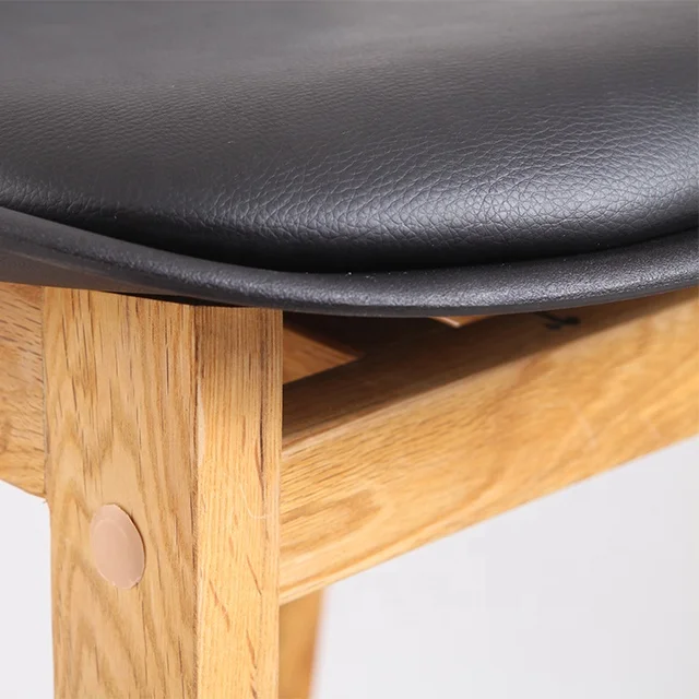 High Quality  Stool  Wooden Legs High Table Stools Bar Chairs modern design