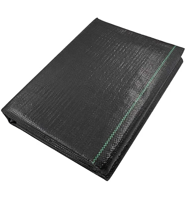 PE Woven Black Gardening Weed Mat Weed Barrier Landscape Fabric for Agricultural Ground Cover or Outdoor Gardening
