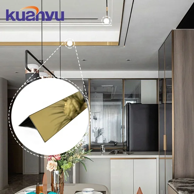 Decorative Stainless Steel Tile Trim Edge Strip Corner Profile L Shaped Tile Trim Tile accessories