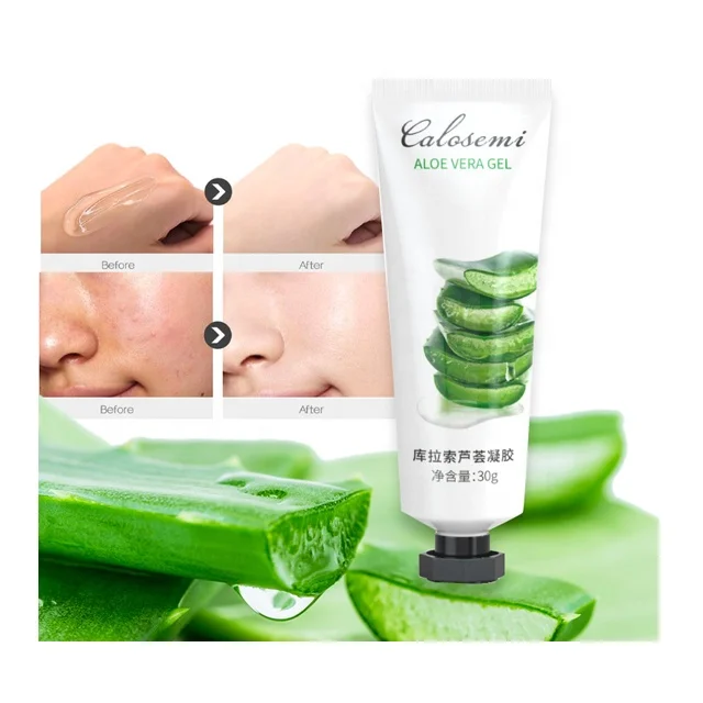 Customized Private Label 100% Pure Natural Organic Skin Care Moisturizing Soothing Repair Aloe Vera Gel For Face Body