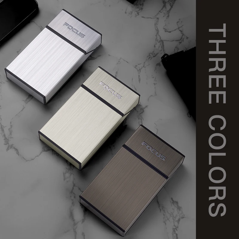Slim Aluminum Cigarette holder storage cigarette case  for whole pack king size cigarette
