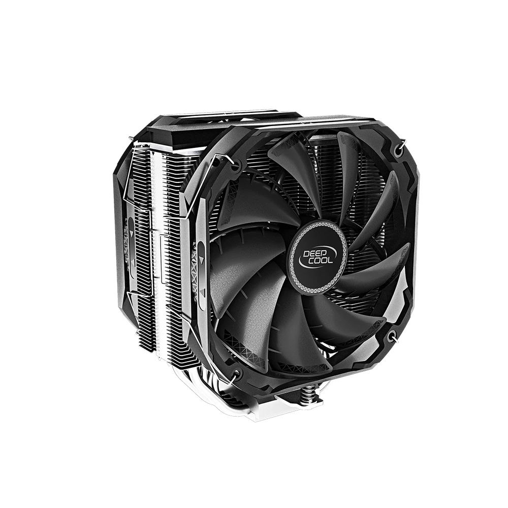 Новый кулер для охлаждения процессора Deepcool AS500 PLUS с RGB подсветкой компьютерный AMD AM4/Intel LGA 1200 1151 1155
