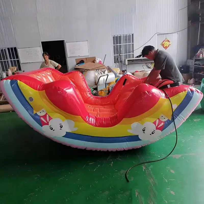 Inflatable Seesaw Pirate Ship for Water Games Kids Safe Inflatable Water Toy
