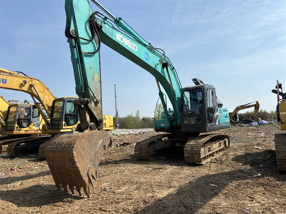 21 tons Excellent 85% new Japanese used kobelco sk210LC-8 crawler excavators cheap SK200-3/200-8 with nice running hours