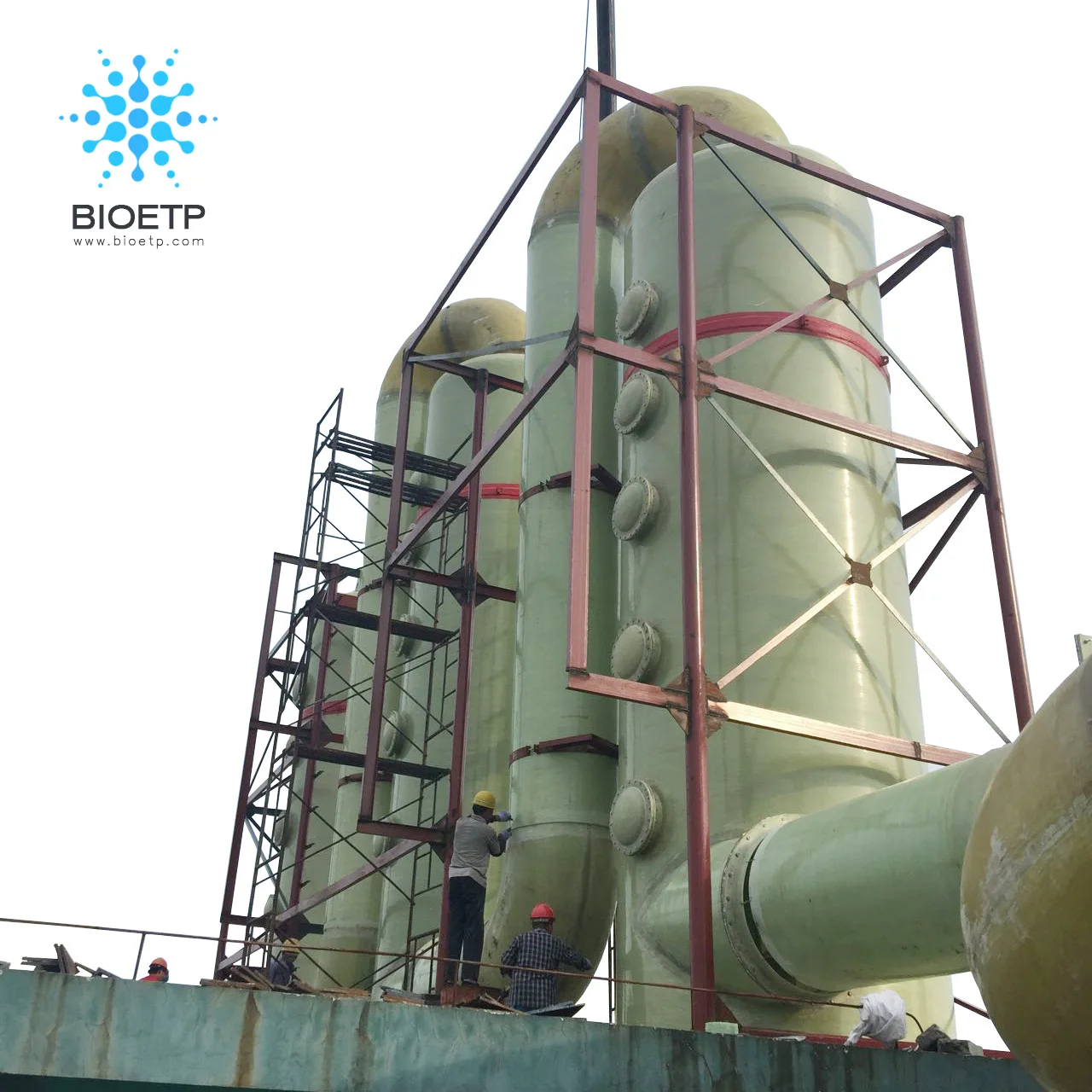 Hot Sale Wet Scrubber Packed Cooling Tower For Exhaust Treatment System