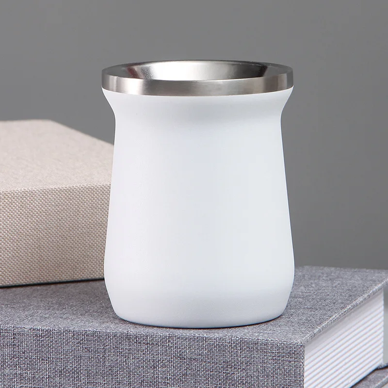 2022 New custom 8oz Argentina double wall vacuum beer tea tumbler mug stainless steel insulated travel yerba mate gourd cup