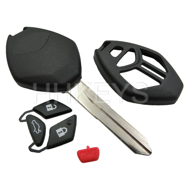 Universal remote control car key for Mitsubishi 3+1 button auto key blank