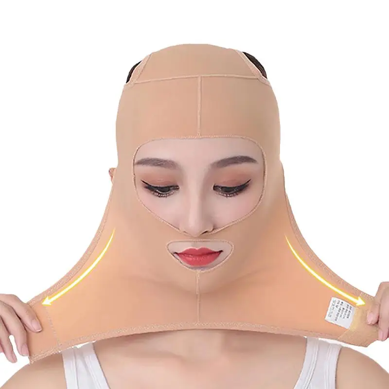 3D Face Lift Reusable Breathable Beauty Women Anti Wrinkle Slimming Bandage V Shaper Full Face Lift Sleeping Mask