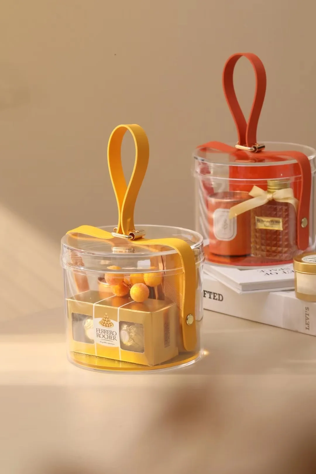 Custom clear Plexiglass Acrylic Souvenir Gift box  wedding gifts for guests souvenirs